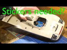 How to restore a vintage Tamiya 1:12 RC Porsche 936. The body work.