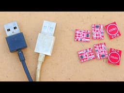 Touch Sensor Magic Using Just an Old USB Cable!