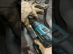 Drill Metal Like a Pro 💪 Save Your Wrists with This Trick! ✅ #drill #hacks #construction #tips