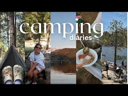 camping life 🏕️ escaping the city, summer camping vlog, what we bring, camping meals & essentials