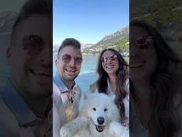 Transition to Croatia 🇭🇷😍 #croatia #travel #transition #family #beach #dog #samoyed