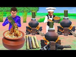 Bamboo Pot Chicken Biryani Famous Biryani Street Food Hindi Kahani Hindi Moral Stories Comedy Video