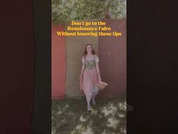 REN FAIRE - Know these tips before attending the Ren Faire! #renfaire #renaissancefestival