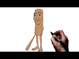 How To Draw Tung Tung Tung Sahur | Step BY Step | Italian Brainrot
