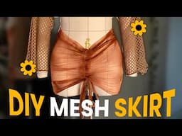 This MESH cover-up skirt will make you look 10/10! 🔥