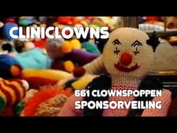 661 POPPEN GEVEILD voor de STICHTING CLINICLOWNS. Nostalgie uit 1997!