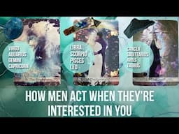 How Men Act When They’re Interested In You 😍 - Pick a Card Tarot Reading