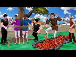 Money Thief Escape Gram Panchayat Sarpanch Punishment Hindi Kahani Hindi Moral Stories Comedy Video