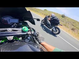 Ninja H2 Meets Aprilia RSV4 1100