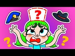 Whose Hat Is This? 👒🎓🎩 I Lost My Body Parts Song | Kids Songs And Nursery Rhymes