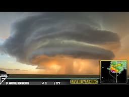INSANE Alien Ship Supercell In New Mexico - Live As It Happened