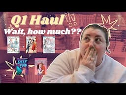 Wait, How Much Did She Spend? | First Quarter Book and Manga Haul 2025 |