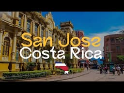 San Jose Costa Rica Walking Tour 4k