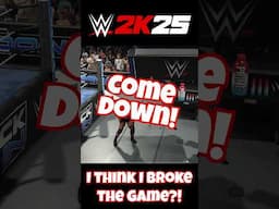 Massive Glitch in WWE 2k25!
