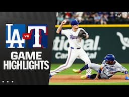 Dodgers vs. Rangers Game Highlights (4/19/25) | MLB Highlights