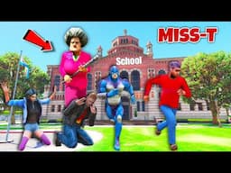 Miss-T Playing Hide And Seek with Rope Hero Mutant Arctica | Rope Hero Vice Town | Black Spider 2.0
