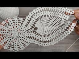 Amazing Crochet Table Runner Pattern 🌸 Beginner-Friendly Tablecloth & Decoration Tutorial 2025