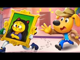 The Masterpiece is Gone | Kids Cartoon | Sheriff Labrador | BabyBus TV