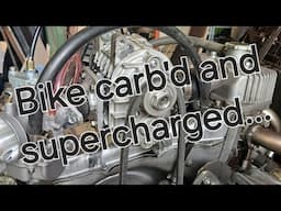 Supercharged Fiat 500 part 3 - fitting a motorbike carb