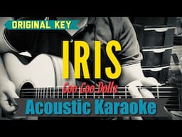 Iris - Goo Goo Dolls (Acoustic Karaoke)