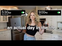 a VERY realistic productive full day vlog | 5:30am to 9:00pm *lift, eats, work!*