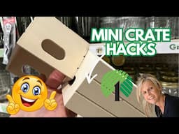 Grab Some Mini Crates for Some Amazing High End Decor Diys/Plus More