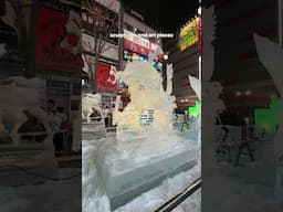 Ice sculptures in Hokkaido - Susukino Ice World