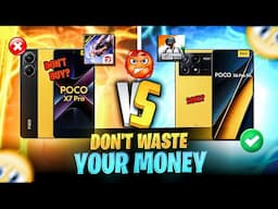 POCO X6 PRO VS POCO X7 PRO 🤬😭 WHICH IS BEST GAMING PHONE UNDER 25000? FREE FIRE AND BGMI TEST