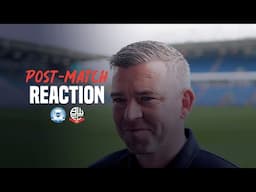 STEVEN SCHUMACHER | Head Coach reacts to Peterborough United away