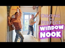 We built a READING NOOK for our window (big DIY project)