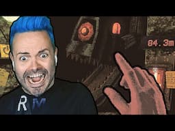 KEEP GOING DOWN BUT BEWARE THE GIANT METAL DRAGONS! | Red Finger | Indie Gameplay