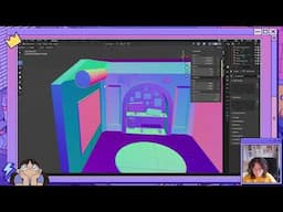 Taking Psychic Damage in Blender (Making a 3D Background for the first time)
