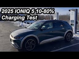2025 Ioniq 5 10-80% DC Fast Charging Test & Analysis | Charge Time Has Slowed...