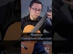 Marionas by Sanz for Classical Guitar #classicalguitar  #guitar