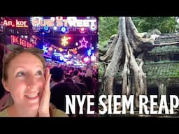 SIEM REAP Cambodia Travel Vlog 🇰🇭 Angkor Wat Temples & NYE Pub Street Siem Reap