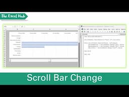 Run A Macro Automatically When A Scroll Bar Is Used In Excel – Gantt Chart VBA Tutorial