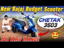 I Tested BAJAJ'S New Budget Electric Scooter | Chetak 3503 Review | Electric Vehicles India