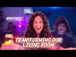 We went camping in our house! | BenQ GP520 4K UHD Projector