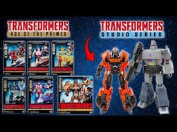 HUGE Transformers REVEALS! Studio Series & Age Of The Primes WAVE 3! SS86 MEGATRON, KSI WIDOW & MORE