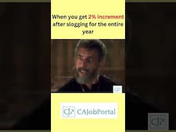 When you get 2% increment after slogging for the entire year #job #career