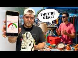 Authenticating Items in Front of the Seller (Are They Lying?)