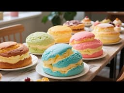 Satisfying Relaxing Video|G🍞🥐🍪🍰iant Shuflei Recipe|Asmr|Tiktok