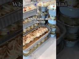 Where to buy mini cake pans for your home bakery