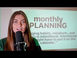 how to plan your month for productivity (monthly planning workshop)