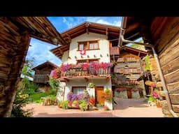 Walking in Isolated Swiss Villages of Valais 🇨🇭 Switzerland 4K