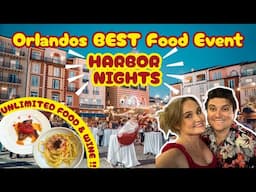 Orlando's BEST Food Event With UNLIMITED Food & WINE | Harbor Nights Universal - VIP Table Service!!