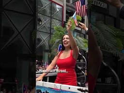 AOC in Puerto Rican parade with NYC mayoral candidate Zohran Mamdani 6/8/25