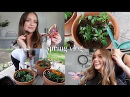 VLOG | Chatty GRWM, Morning Routine, Gardening, New Hair, Come to the Salon with Me - Day in My Life