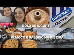 Vlog FIM-DE-SEMANA || Receita Bolo simples e fácil | Compras Action