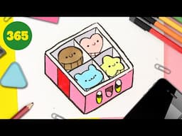 How to Draw a Cute box of chocolates Step by Step – Kawaii Drawing Tutorial
